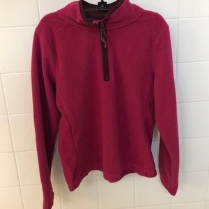 Old navy fleece quarter zip pull over